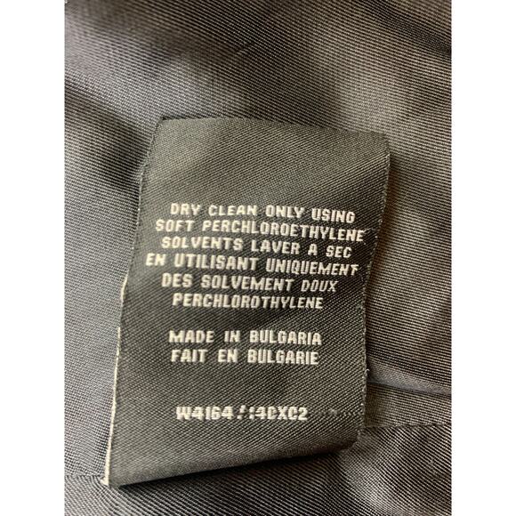 SAM Parka Women's Size Small Blue Jacket Wool Blend Real‎ Fur Hood - Picture 6 of 11